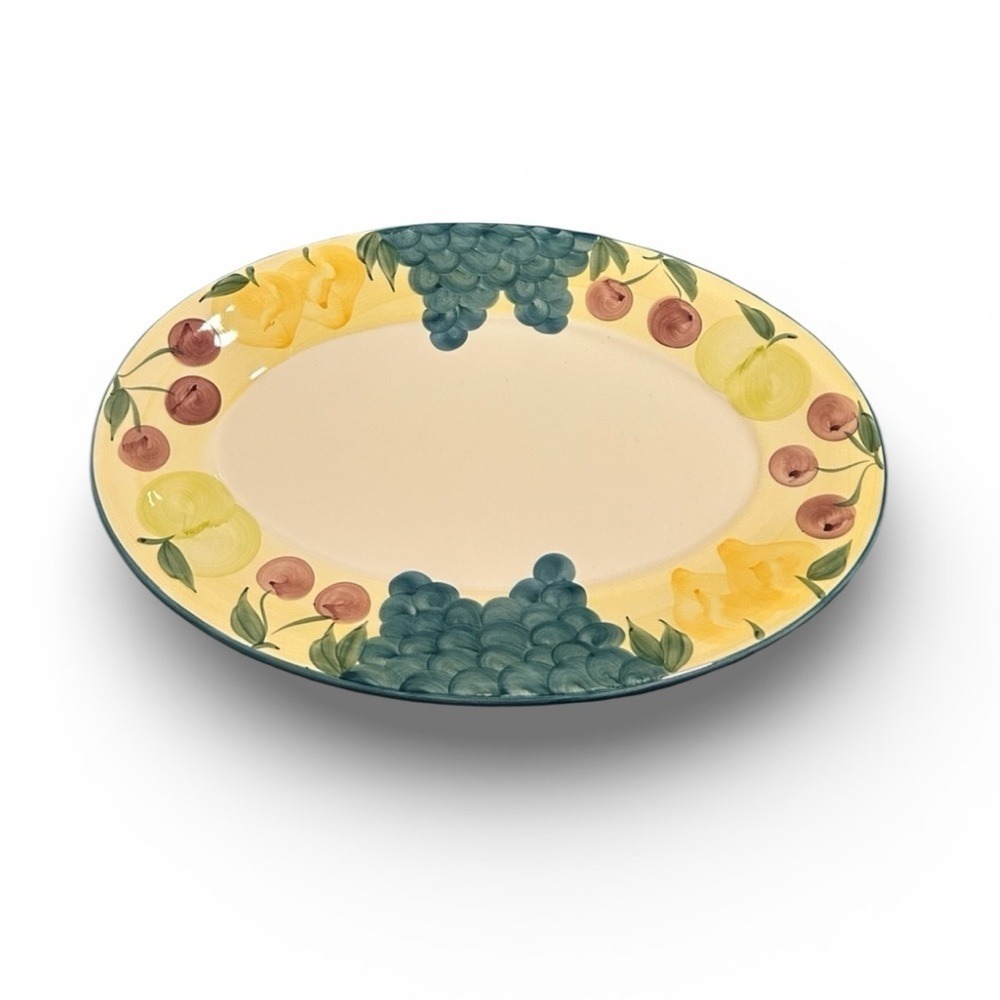 Hand-Painted Serving Platter by A. Santos - 172-50